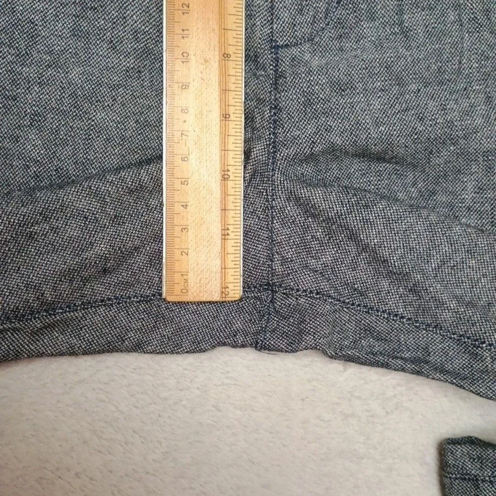 Banana Republic Pants Men 36x29 Gray Jogger Athletic Fit Linen Herringbone